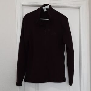 Mountain Hardwear Chocolate Brown Fleece Full Zip Jacket